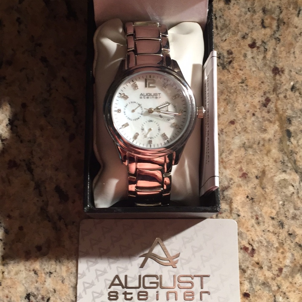 August Steiner Silver Watch